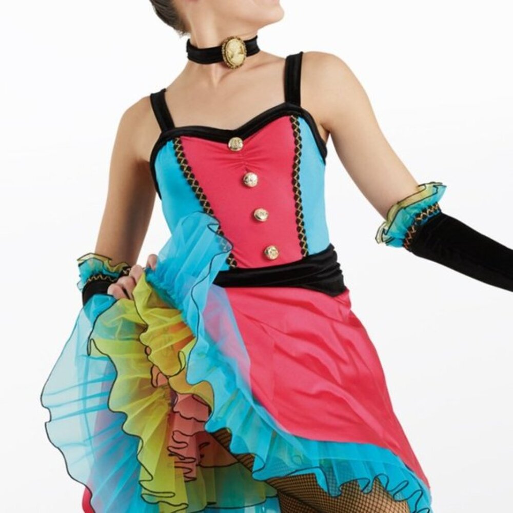 Weissman Can Can Dance Costume 10994 Adult Small - Picture 4 of 12